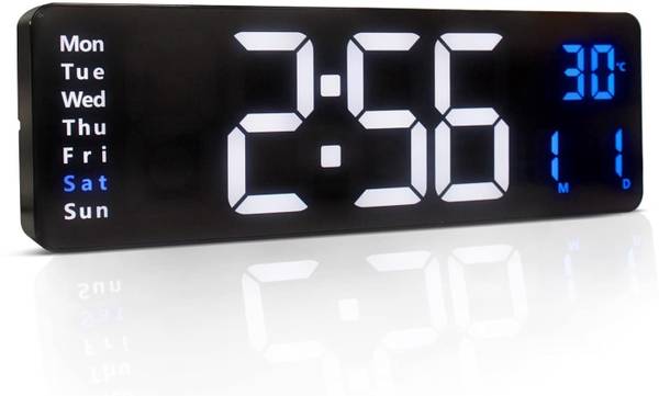 SZELAM Digital 12 cm X 38 cm Wall Clock