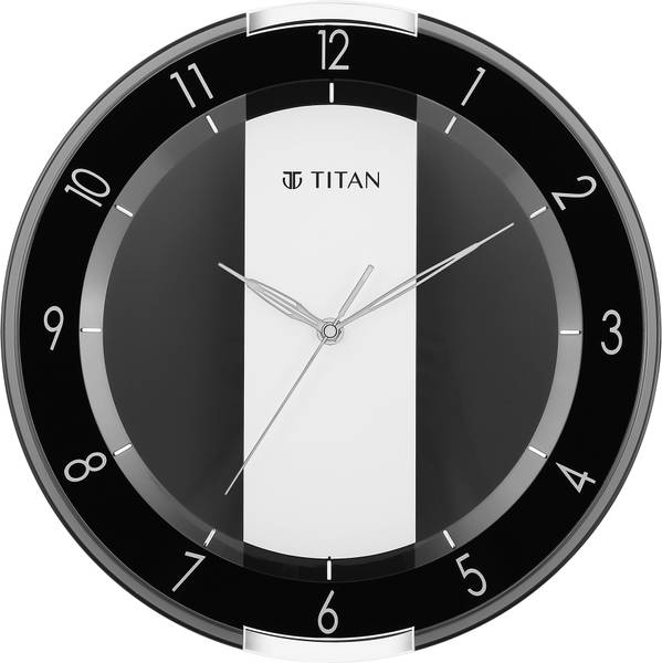 Titan Analog 33.8 cm X 33.8 cm Wall Clock