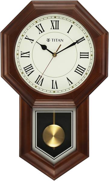 Titan Analog 31 cm X 50 cm Wall Clock