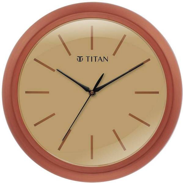 Titan Analog 34 cm X 34 cm Wall Clock