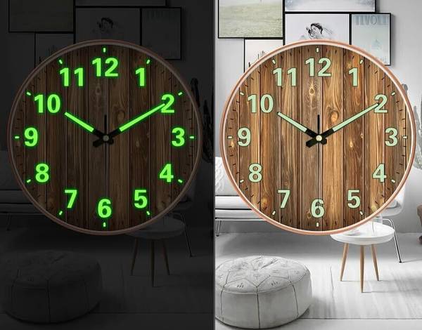 SHOPIVAAN Analog-Digital 29.5 cm X 29.5 cm Wall Clock