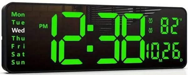 SZELAM Digital 12 cm X 38 cm Wall Clock