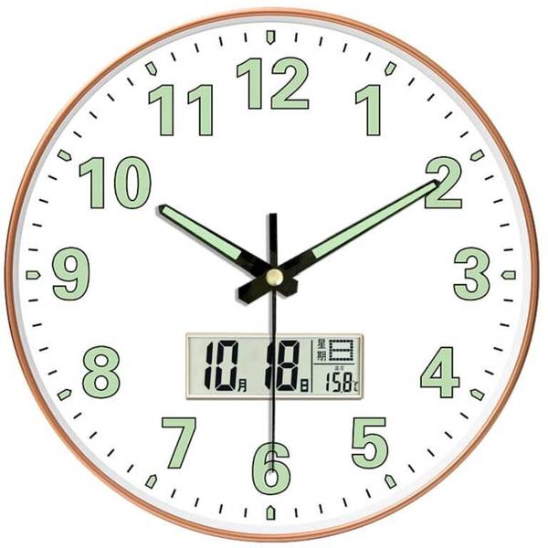 Star Work Digital 28.5 cm X 28.5 cm Wall Clock