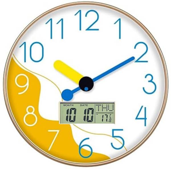 GRACIOUS MART Analog-Digital 29.5 cm X 29.5 cm Wall Clock