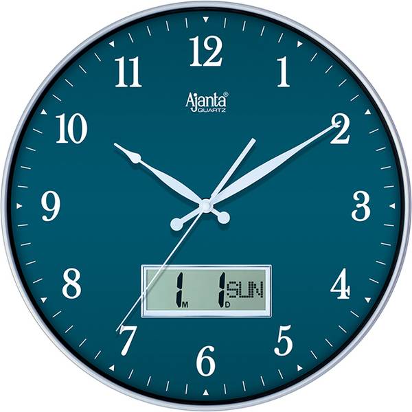 AJANTA Analog-Digital 34 cm X 34 cm Wall Clock