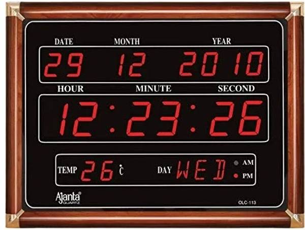 AJANTA Digital 29.5 cm X 39.5 cm Wall Clock Price History
