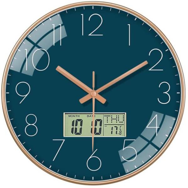 Star Work Analog-Digital 28.5 cm X 28.5 cm Wall Clock