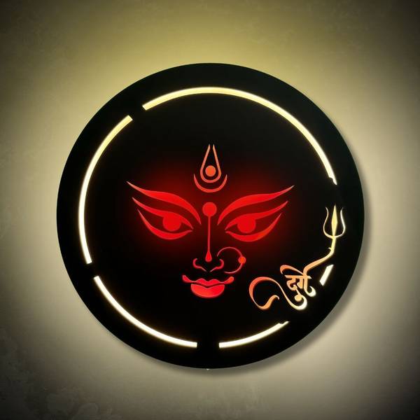 The Gifting Kingdom Maa Durga Neon LED Wall Decor Light