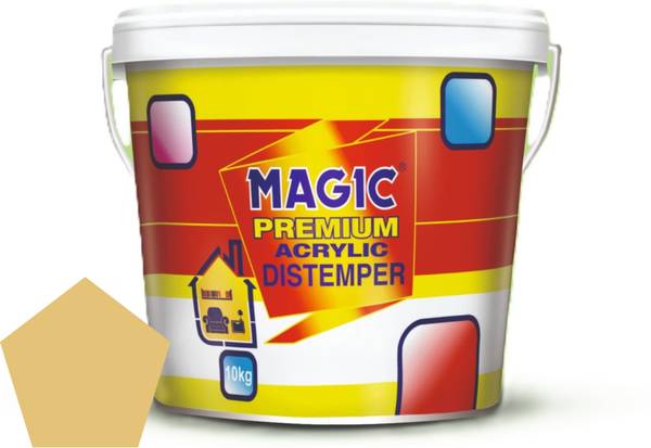 Ajooba Premium Acrylic Distemper Smooth Matte Finish Applied on Interior Cement Plaster ,Ceilings, Asbestos Sheets, Concrete as a Top Coat Finish IVOR...