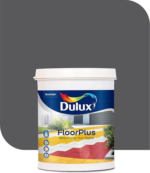 Dulux FloorPlus for Floor Coat Quick Drying with High Adhesion Water Based Emulsion Gun Grey Emulsion Wall Paint