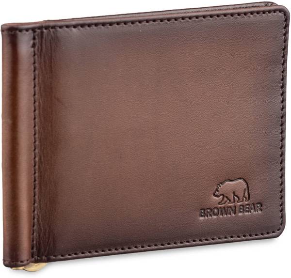 BROWN BEAR Men Casual, Formal Brown Genuine Leather Wallet