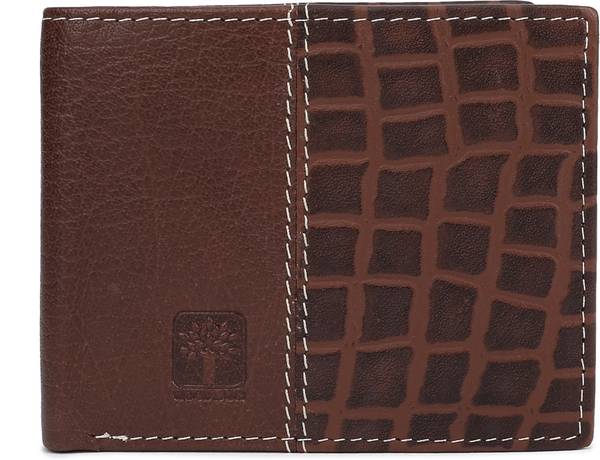 WOODLAND Men Casual Brown Genuine Leather Wallet