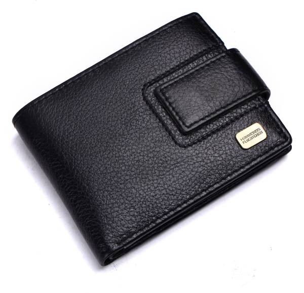 Hammonds Flycatcher Men Black Genuine Leather Wallet