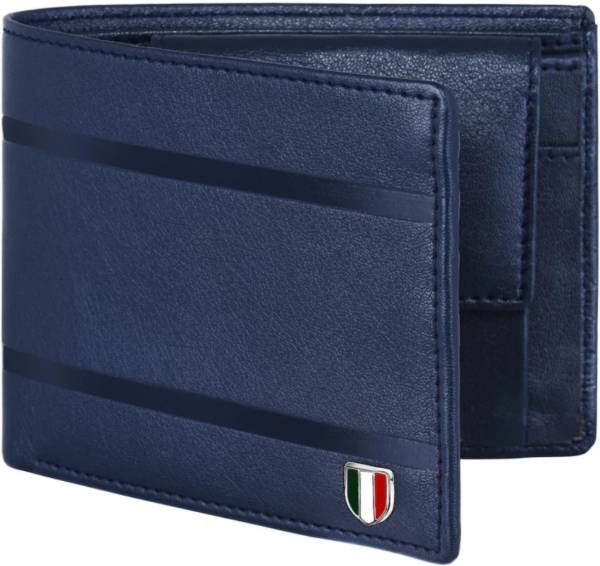LEPRIME Men Trendy, Casual, Formal Blue Artificial Leather Wallet