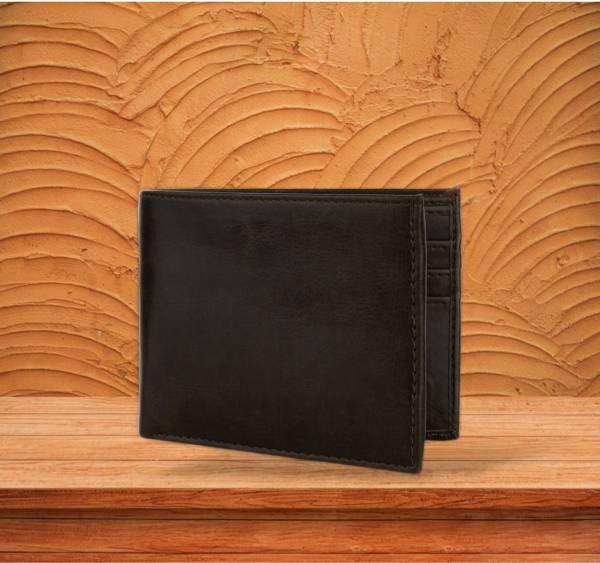 ZORO Men Formal Black Artificial Leather Wallet