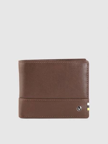 Allen Solly Men Brown Genuine Leather Wallet