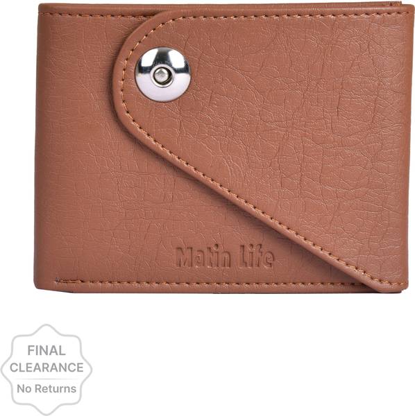 MATIN Life Men Casual Tan Artificial Leather Wallet