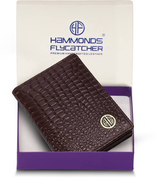 Hammonds Flycatcher Men & Women Formal, Casual, Travel Brown Genuine Leather Card Holder