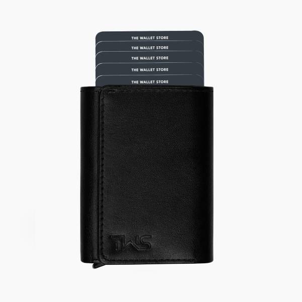 thewalletstore Men Casual Black Artificial Leather Wallet