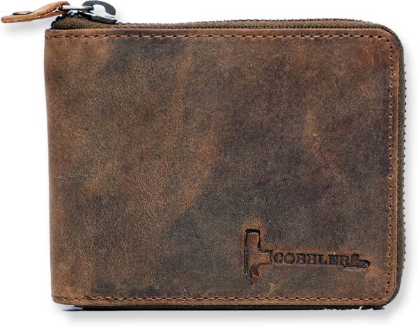 Cobbler Men & Women Casual Brown Genuine Leather Wallet