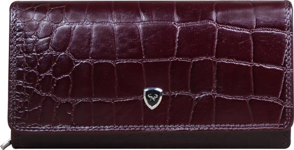 Calfnero Women Brown Genuine Leather Wallet