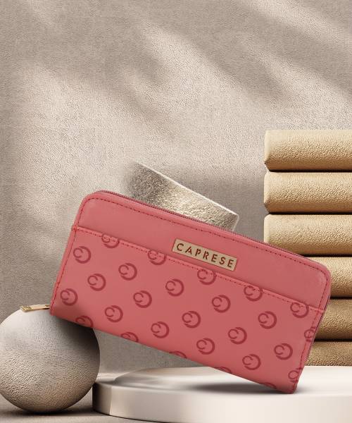 Caprese Women Casual Pink Artificial Leather Wallet