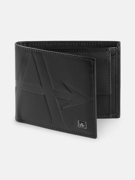 ARROW Men Formal Black Genuine Leather Wallet