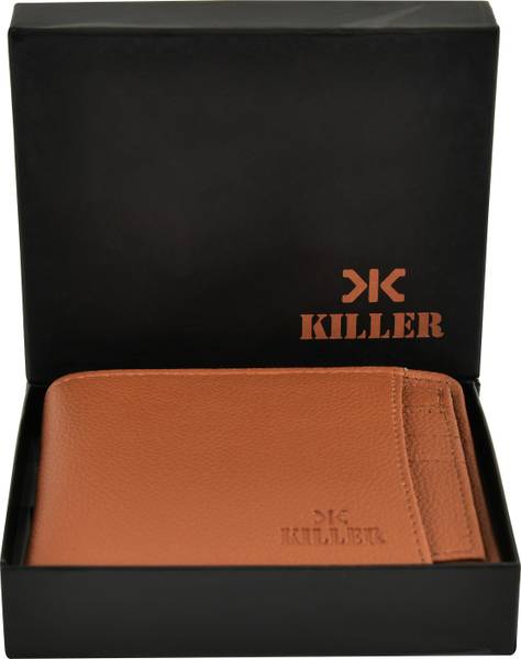 KILLER Men Casual, Formal, Trendy Tan Artificial Leather Wallet