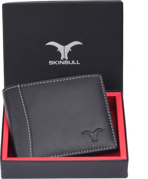 SKINBULL Men Casual, Formal Black Genuine Leather Wallet