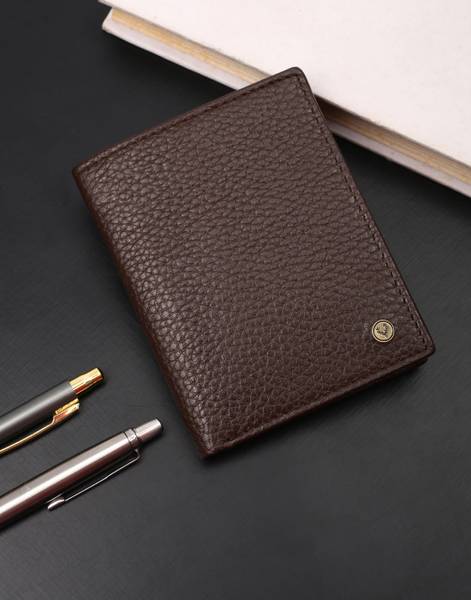 Allen Solly Men Brown Genuine Leather Wallet