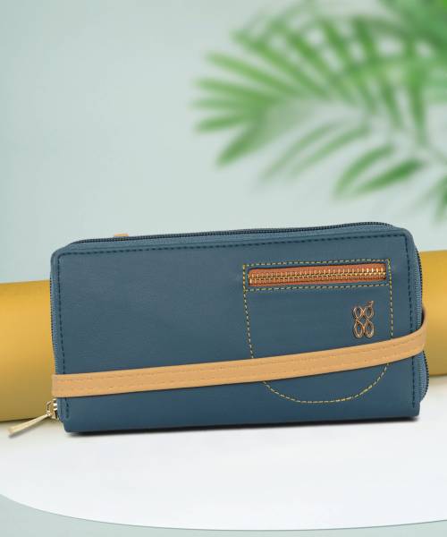 Baggit Women Casual Blue Artificial Leather Wallet Price History