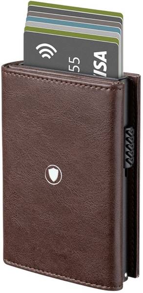 Bracevor Men & Women Formal, Trendy, Casual Brown Genuine Leather Card Holder