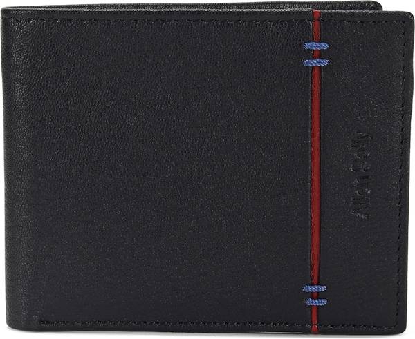 Allen Solly Men Black Genuine Leather Wallet