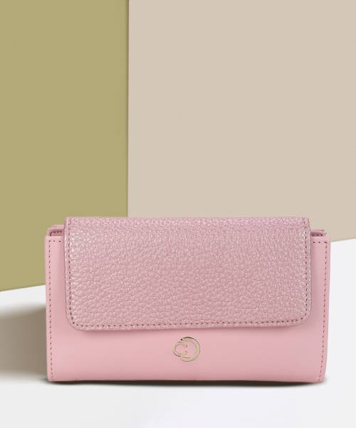 Caprese Women Casual Pink Artificial Leather Wallet