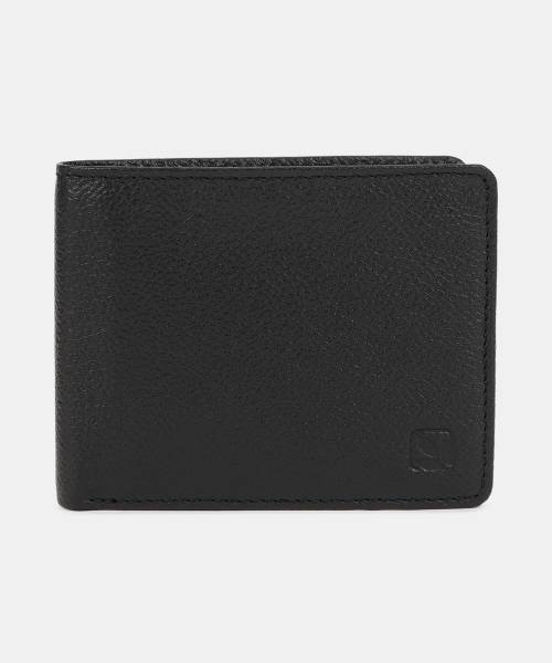 WOODLAND Men Casual Black Genuine Leather Wallet