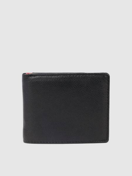 DUCATI Men Casual Black, Red Genuine Leather Wallet