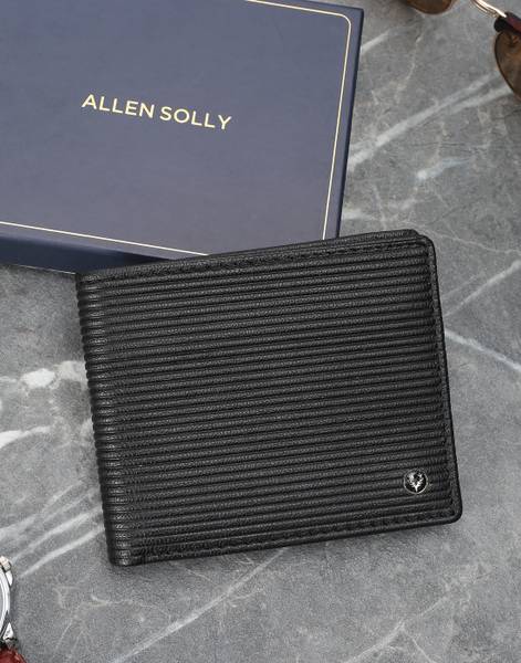 Allen Solly Men Black Genuine Leather Wallet