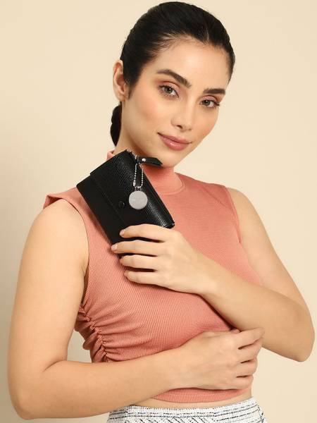 Dressberry Women Black Artificial Leather Wallet
