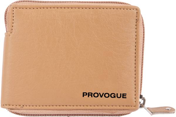 PROVOGUE Men & Women Trendy, Travel, Evening/Party, Ethnic, Casual, Formal Beige Artificial Leather Wallet