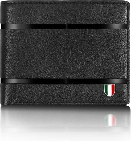 TAQWA Men Casual, Formal, Trendy Black Genuine Leather, Artificial Leather Wallet