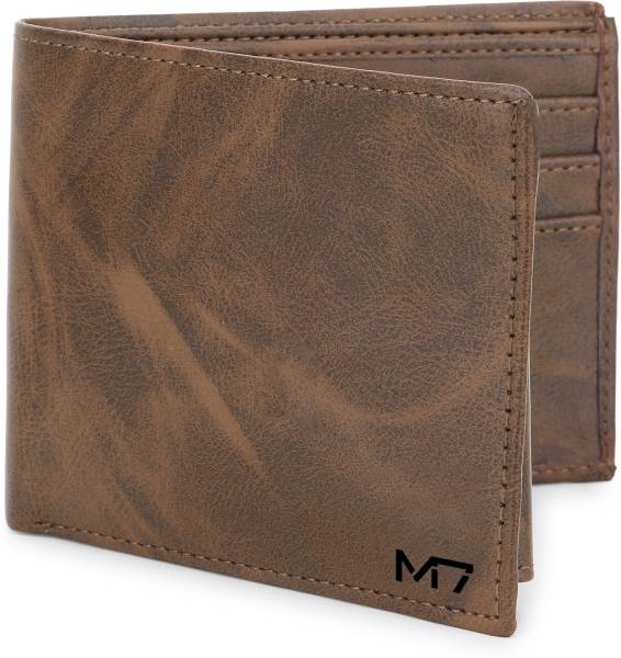M7 By Metronaut Men Trendy, Travel, Evening/Party, Casual, Ethnic, Formal Brown Artificial Leather Wallet
