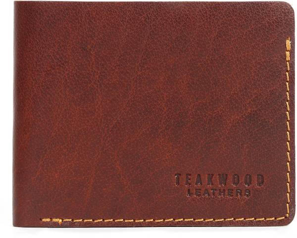 Teakwood Leathers Men Casual Brown Genuine Leather Wallet