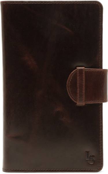 LOUIS STITCH Men Travel, Casual, Trendy Brown Genuine Leather Card Holder