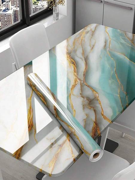 Pamidhar 200 cm Marble Wallpaper Oil Proof Waterproof Self Adhesive Removable Wallpaper (2M) Self Adhesive Sticker