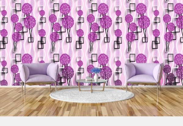 CRIMSON DECORS Decorative Multicolor Wallpaper