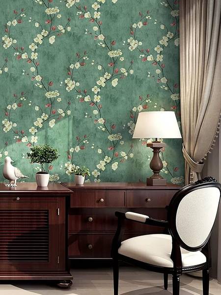 NINTY Floral & Botanical Multicolor Wallpaper