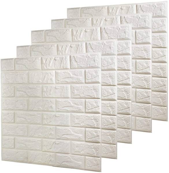 wewell Vinyl Decorative White Wallpaper