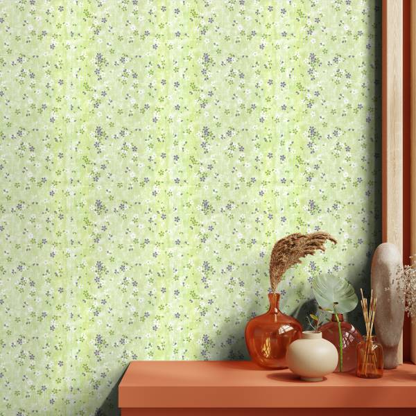 Asian Paints EzyCR8 Pristine Botanic | Self Adhesive Wallpaper Floral & Botanical Multicolor Wallpaper