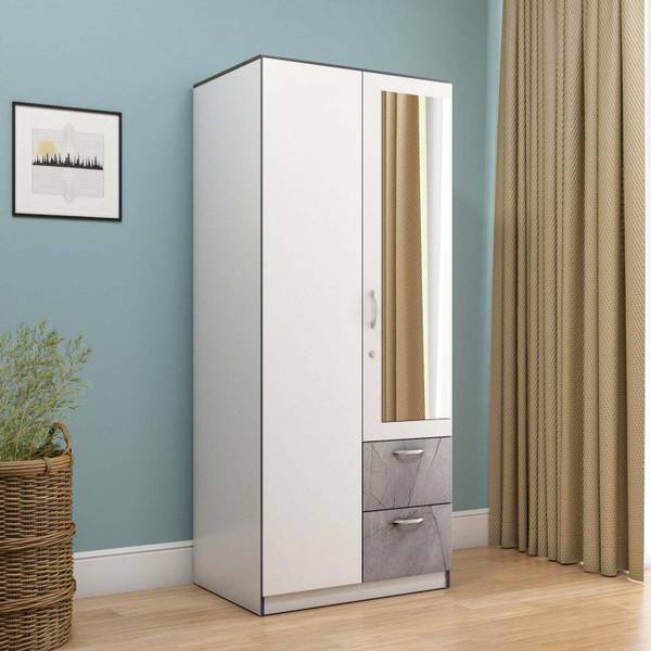 Nilkamal Marbito Engineered Wood 2 Door Wardrobe