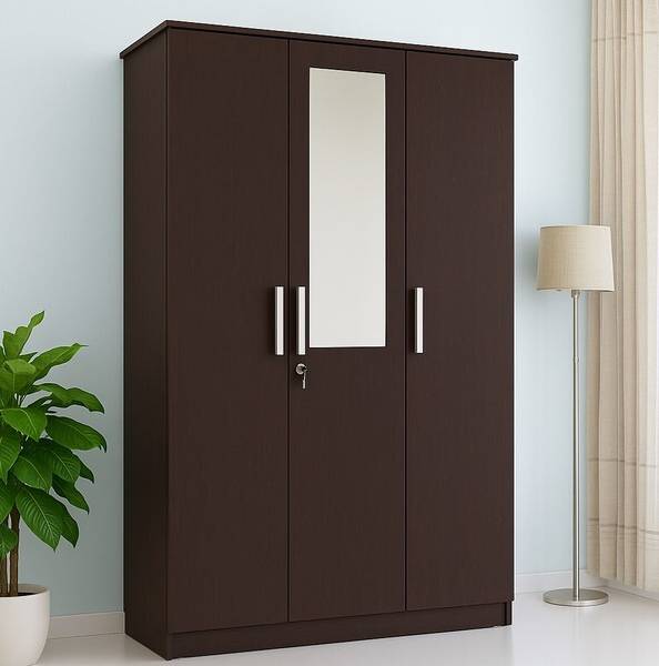 Flipkart Perfect Homes Julian Engineered Wood 3 Door Wardrobe